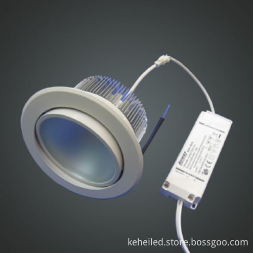 White LED Down Lights dimmable 10w 140degree Erope market